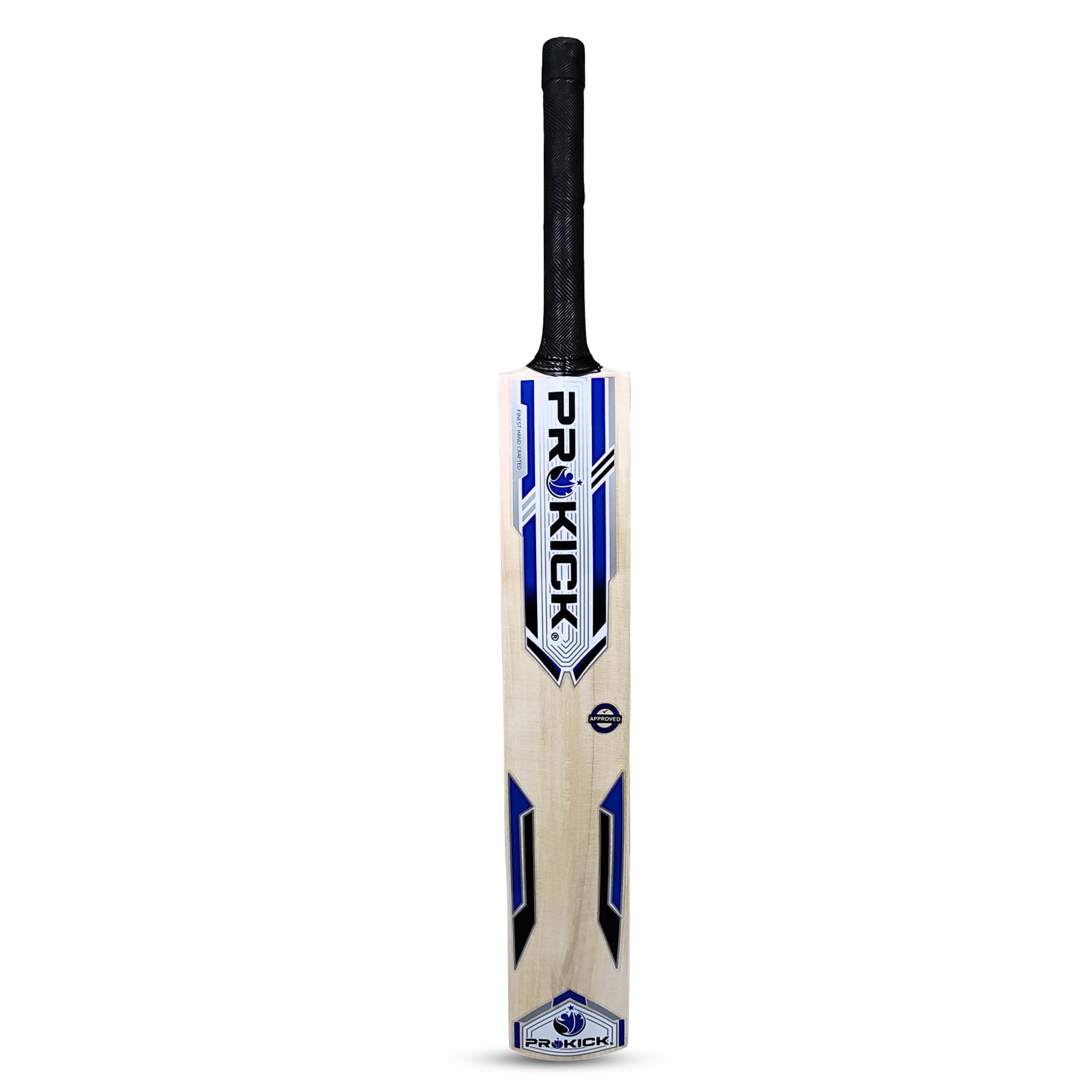 Prokick Domain Indian Willow/Popular Willow Cricket Tennis Ball Bat, Short Handle | Light Tennis Ball Bat | Full Size - Image 6 thumbnail
