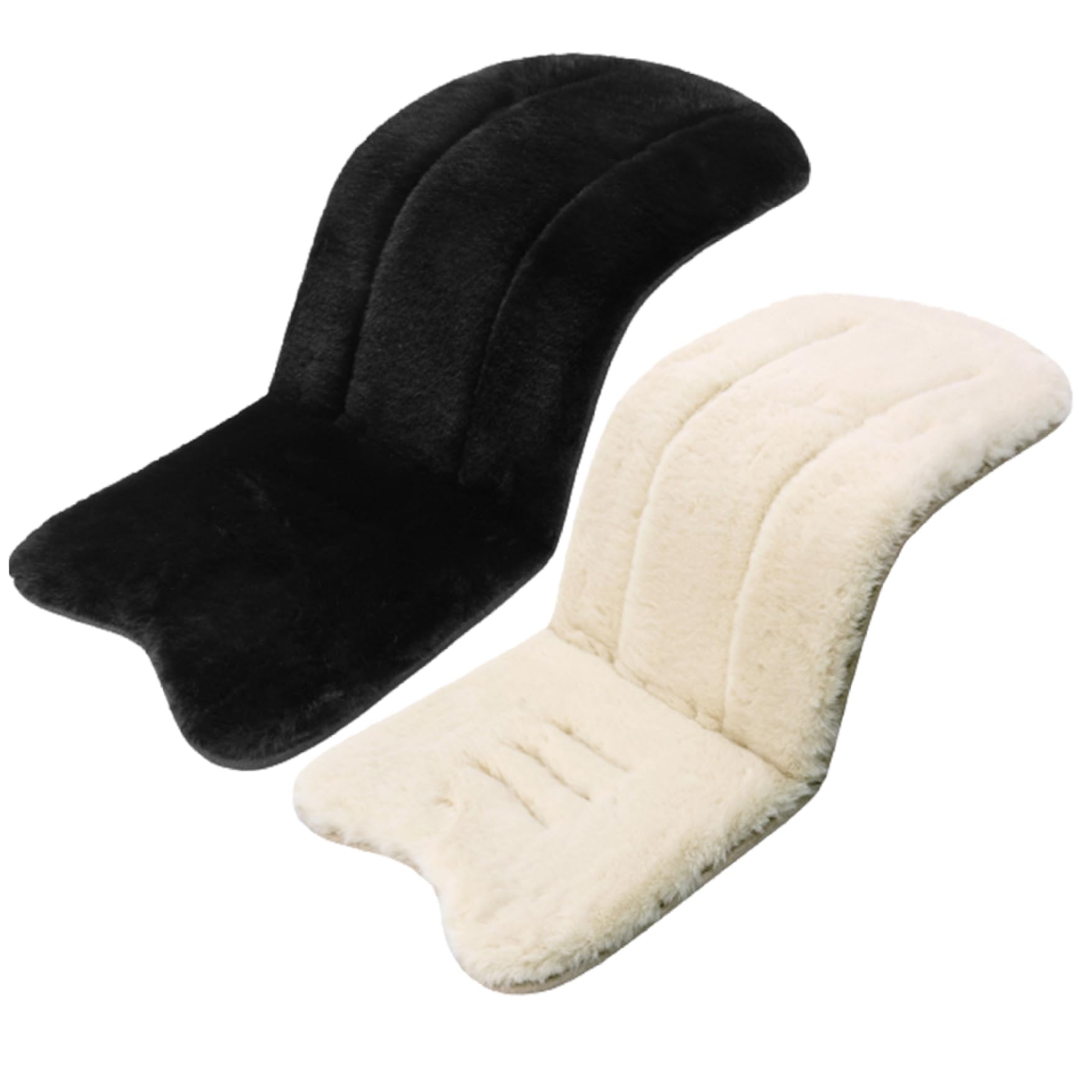 Fodera per Carrozzina in Pelle di Pecora, Fodera per Carrozzina Spessa Universale 30x15 Pollici, Fodera per passeggini in Pelle di Pecora fauci