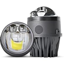 Car Fog Light Bi Direct Laser LED Projector Lenses Headlight 170W 32000LM 5500K Compatible For Honda Nissan Ford Universal