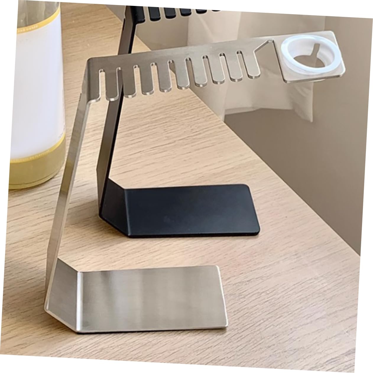 Caricabatterie per Smartwatch Supporto per Cinturino da Orologio Base di Ricarica per Cinturino in Metallo