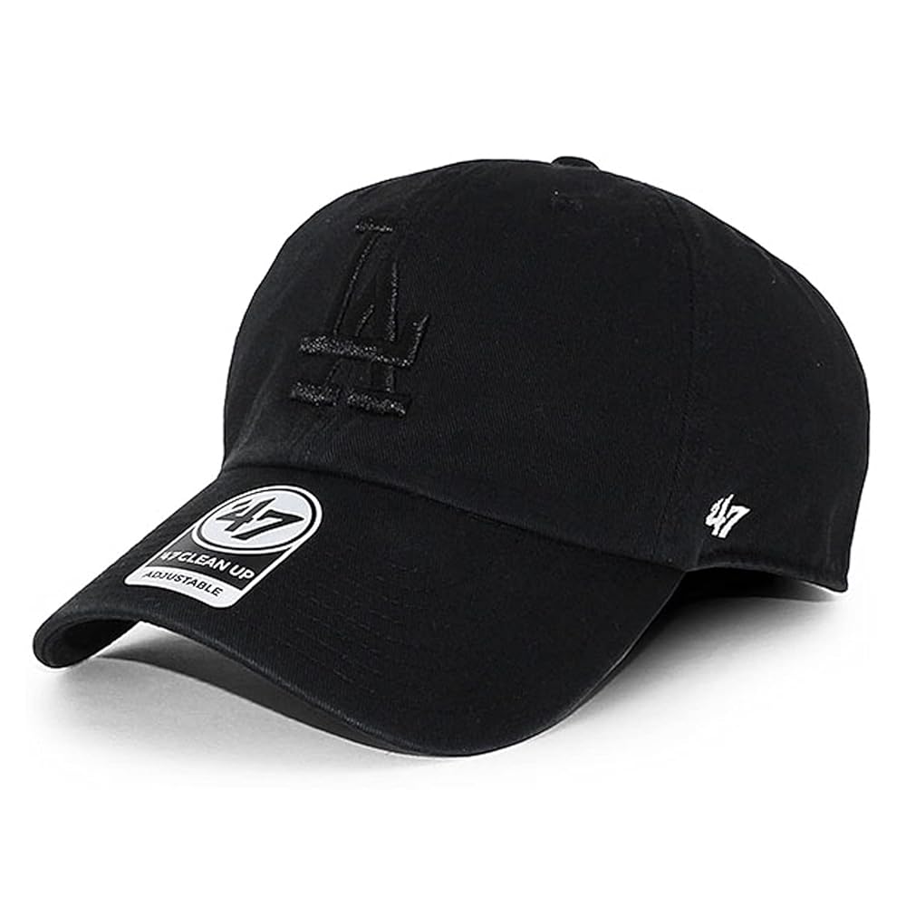 【海外限定】'47Brand Clean Up Los Angeles Dodgers 50th Black Los Angeles Dodgers '47 Brand Clean Up Adjustable Hat