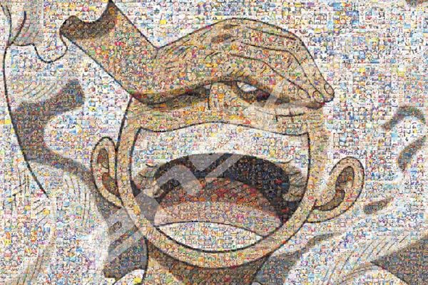 One Piece Mosaic Art Jigsaw Puzzle [Gear 5] 1000 Piece (1000-595