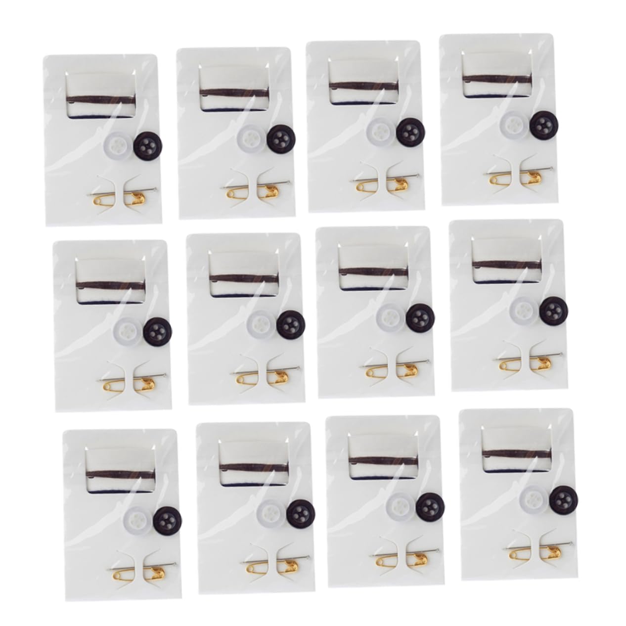 ERINGOGO Travel-Friendly Sewing Tools Kit: Pins Sewing Thread Kit Mini Supplies Needle Button Set Essential for Anywhere