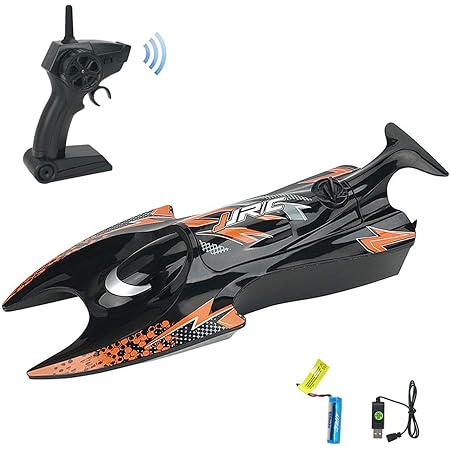 Amazon Rcスピードボート ラジコンボート 新バージョン 防水強化 高速 耐衝撃 水のおもちゃ 子供贈り物 黒 ラジコン ドローン 通販