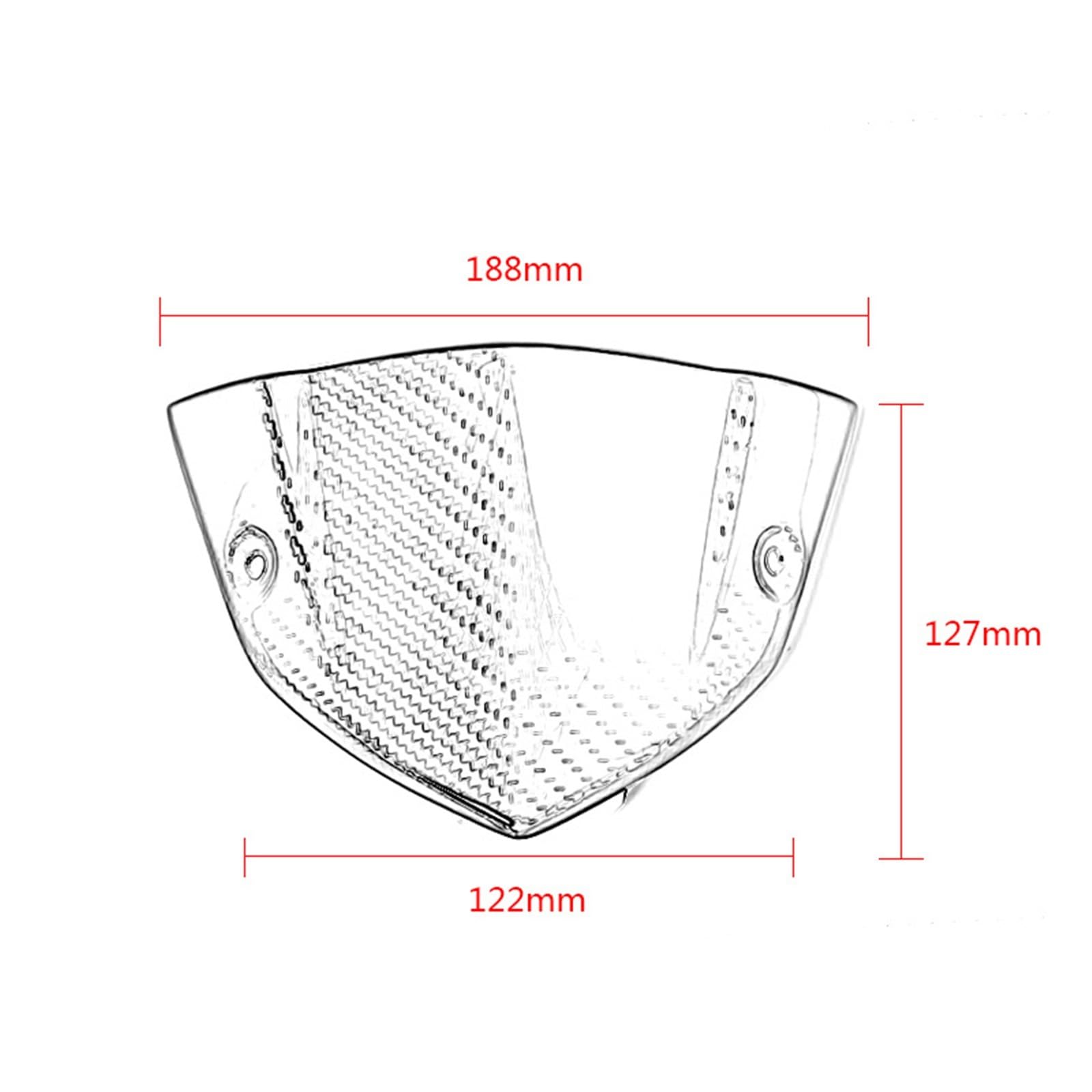 Deflettore Vento Per Kawasaki Z1000 Moto Sport Schermo Parabrezza Parabrezza Deflettore 2014 2015 2016 Parabrezza Cupolino