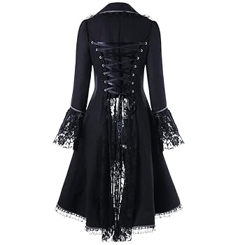 Amazon.com: Elegant Gothic Jacket with Lace for Women (S