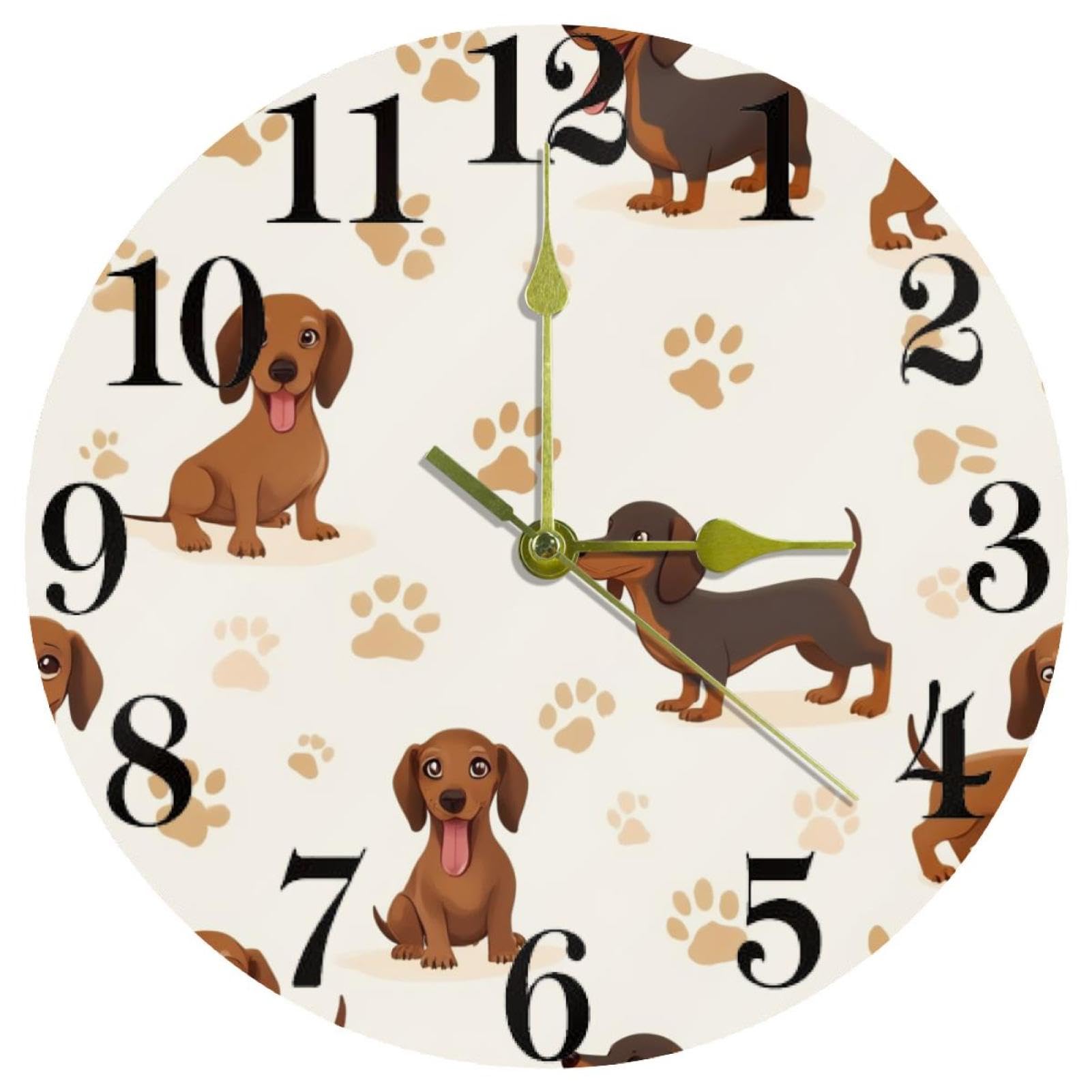 Horloge pour la maison cadeau idéal pour les passionnés de teckels