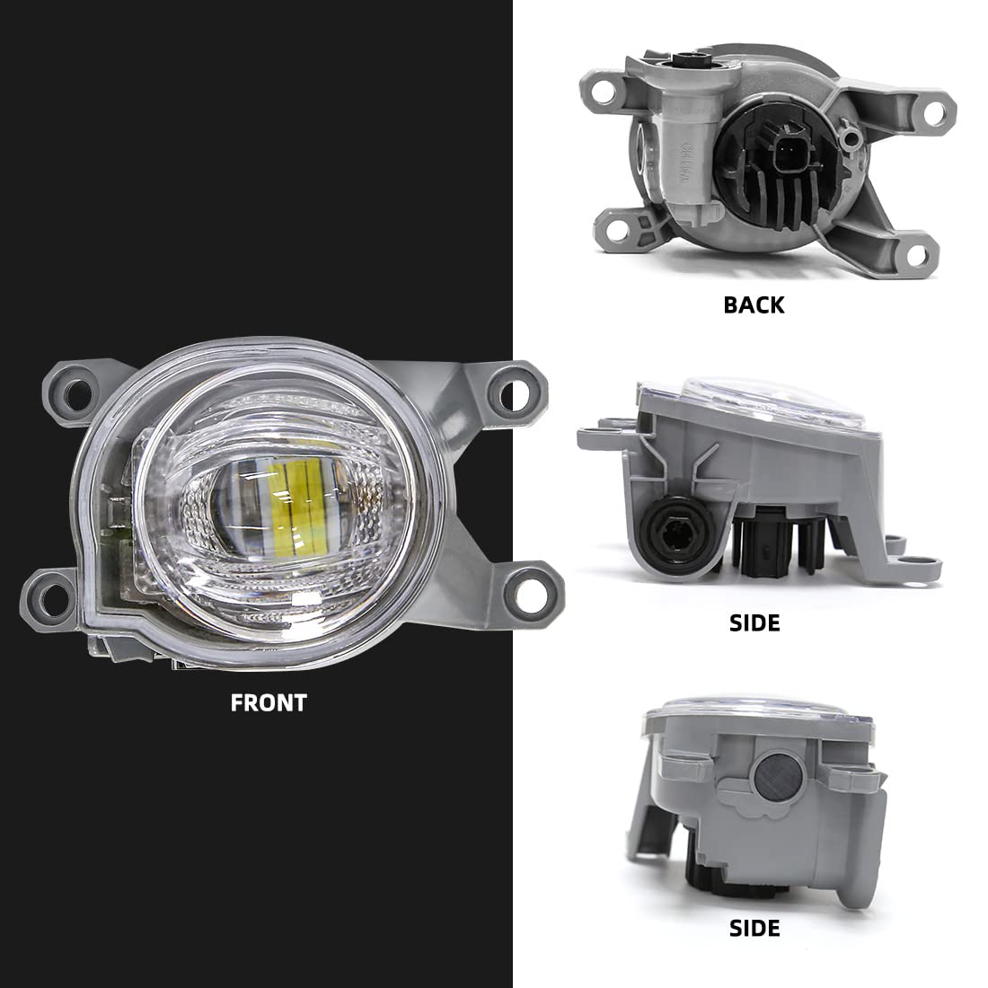 LED Fog & Accent Light Bezels For 2020-2022 Toyota Corolla SE/XSE | Sequential DRL & Signal