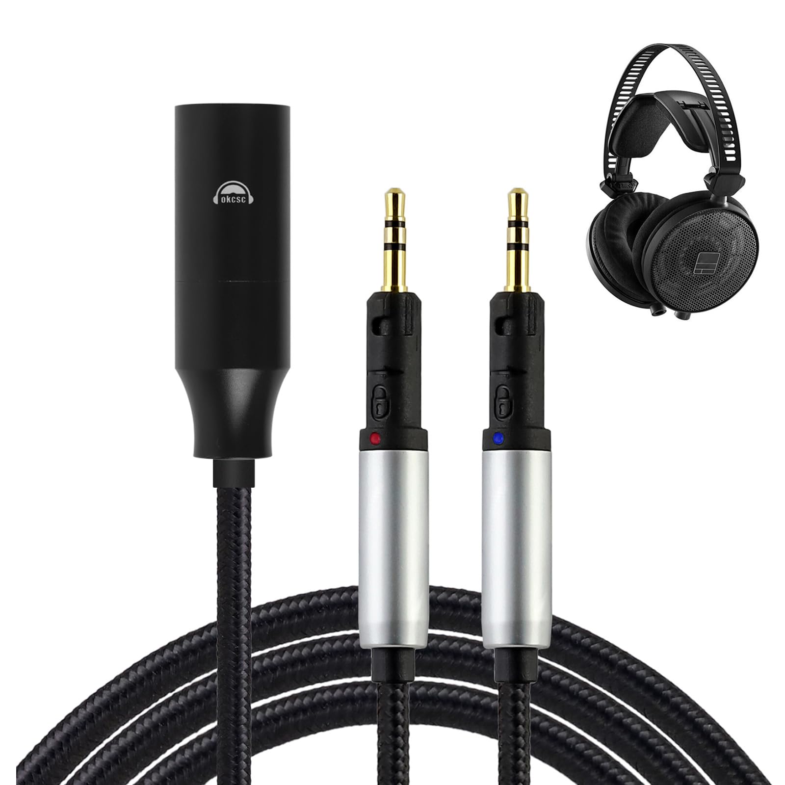 Amazon | okcsc TCR70X ヘッドホンケーブル 交換ケーブル イヤホン