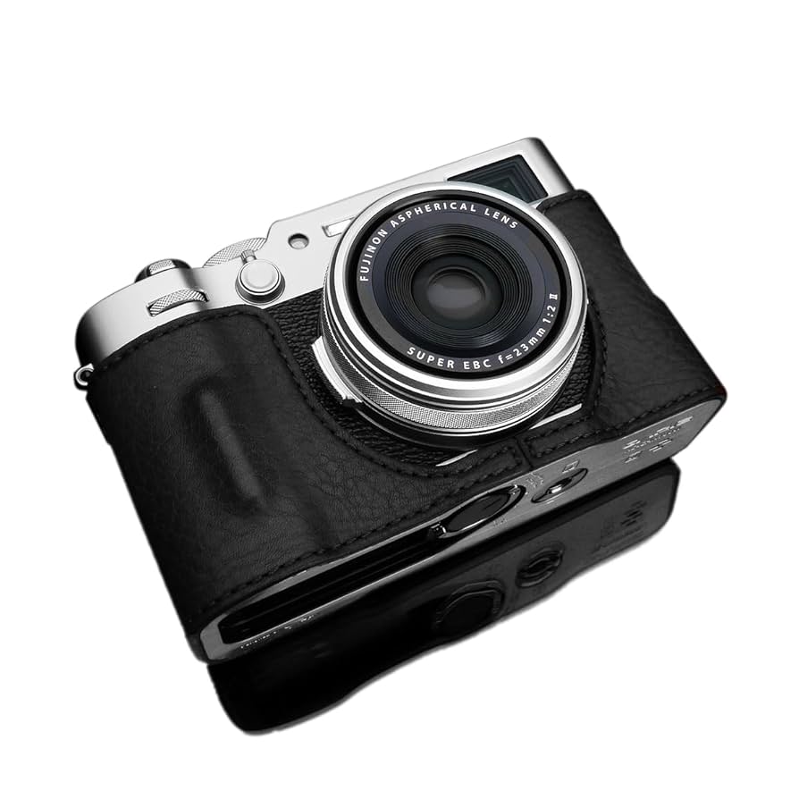 GARIZ Genuine Leather Camera Case for FUJIFILM X100VI HG