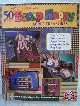 Paperback 50 Best Scrap Happy Fabric Treasures Book