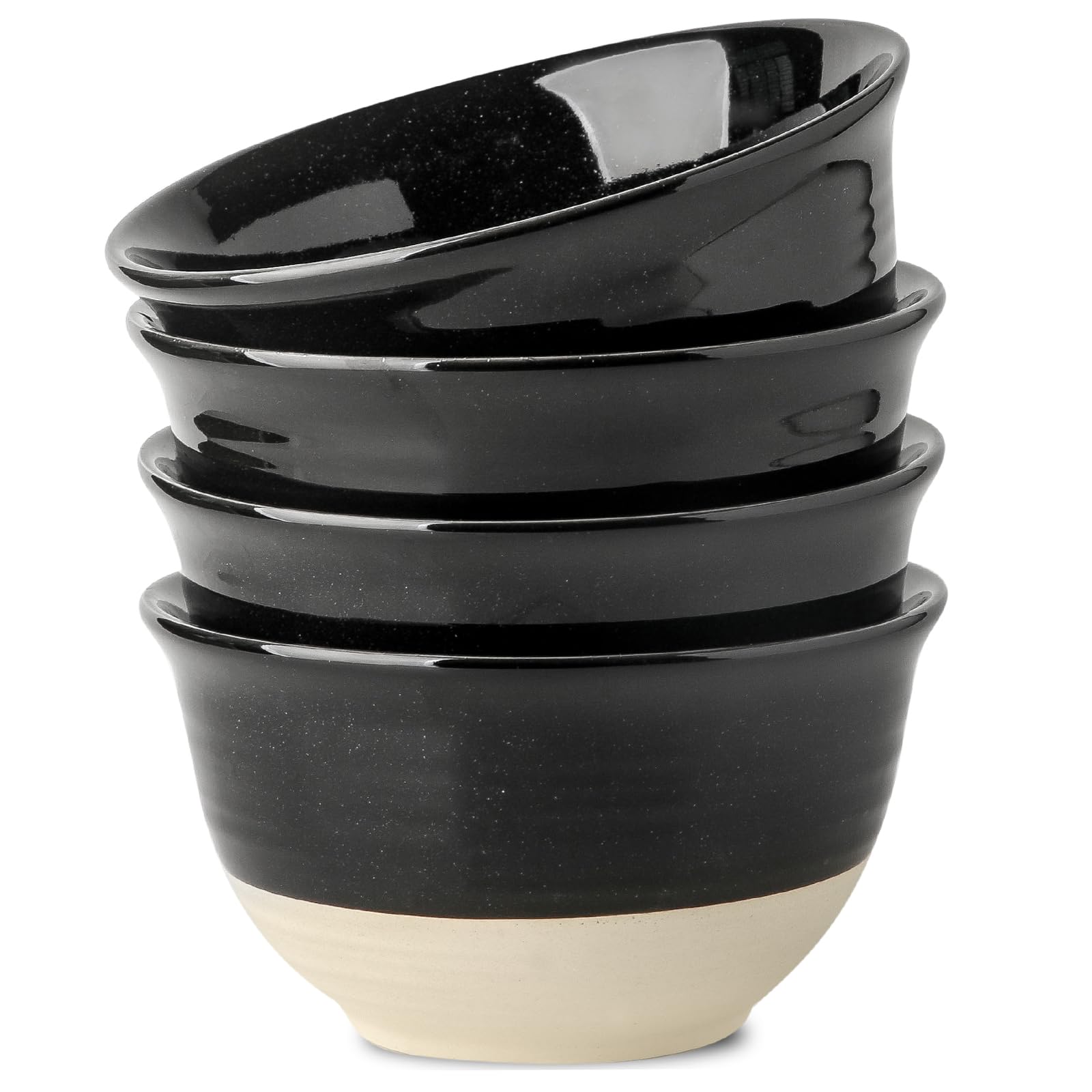 HASENSE Large Ceramic Soup Bowls Set of 4