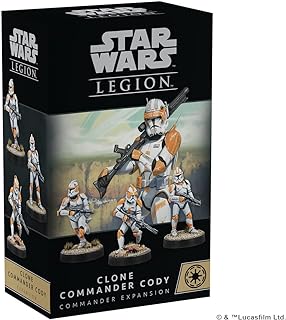 STAR WARS Atomic Mass Games Star Wars Legion Clone Commander Cody Expansion | Two Player Battle Game | Miniatures Game | Strategy Game for Adults and Teens | Ages 14+ | Average Playtime 3 Hours | Made
