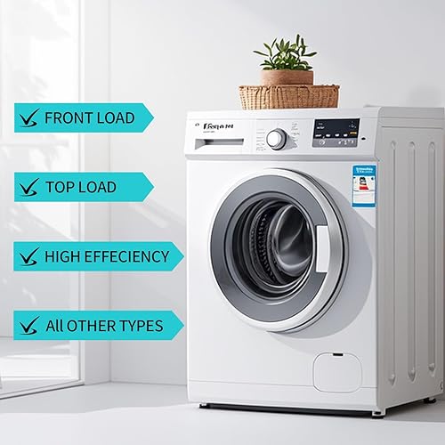 Miniatura 5 de Paquete de 24 pastillas limpiadoras para lavadora, suministro de 1 año para cargador frontal y lavadora de carga superior, tabletas limpiadoras de