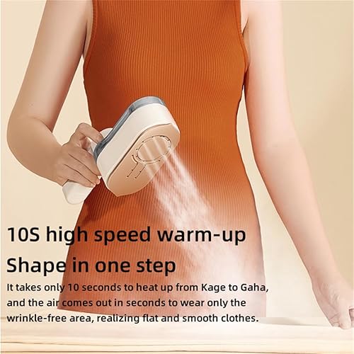 Miniatura 5 de DAUTAI Vaporizador de ropa portátil, calentamiento rápido, portátil, 2 en 1, removedor de arrugas de tela y plancha para ropa, pantalla inteligente