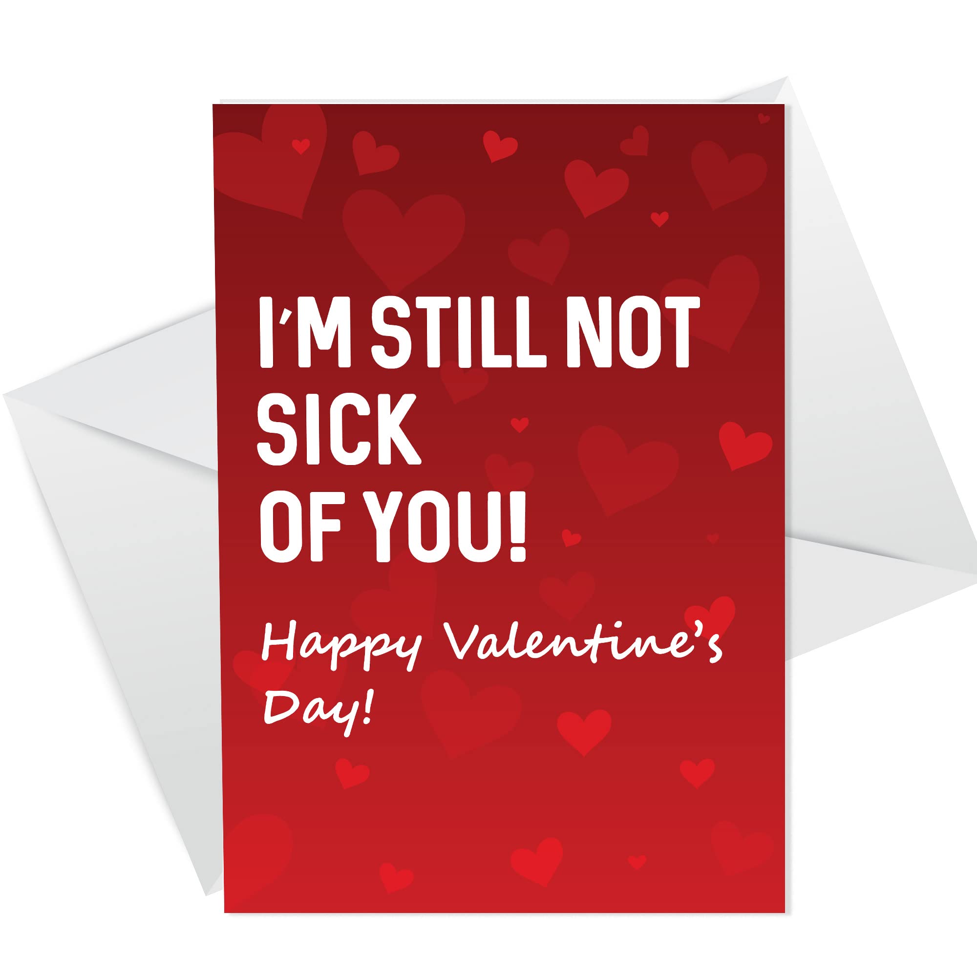 RED OCEAN Funny Valentines Day Rude Card For Him Her Novelty Card For Boyfriend Girlfriend Husband Wife