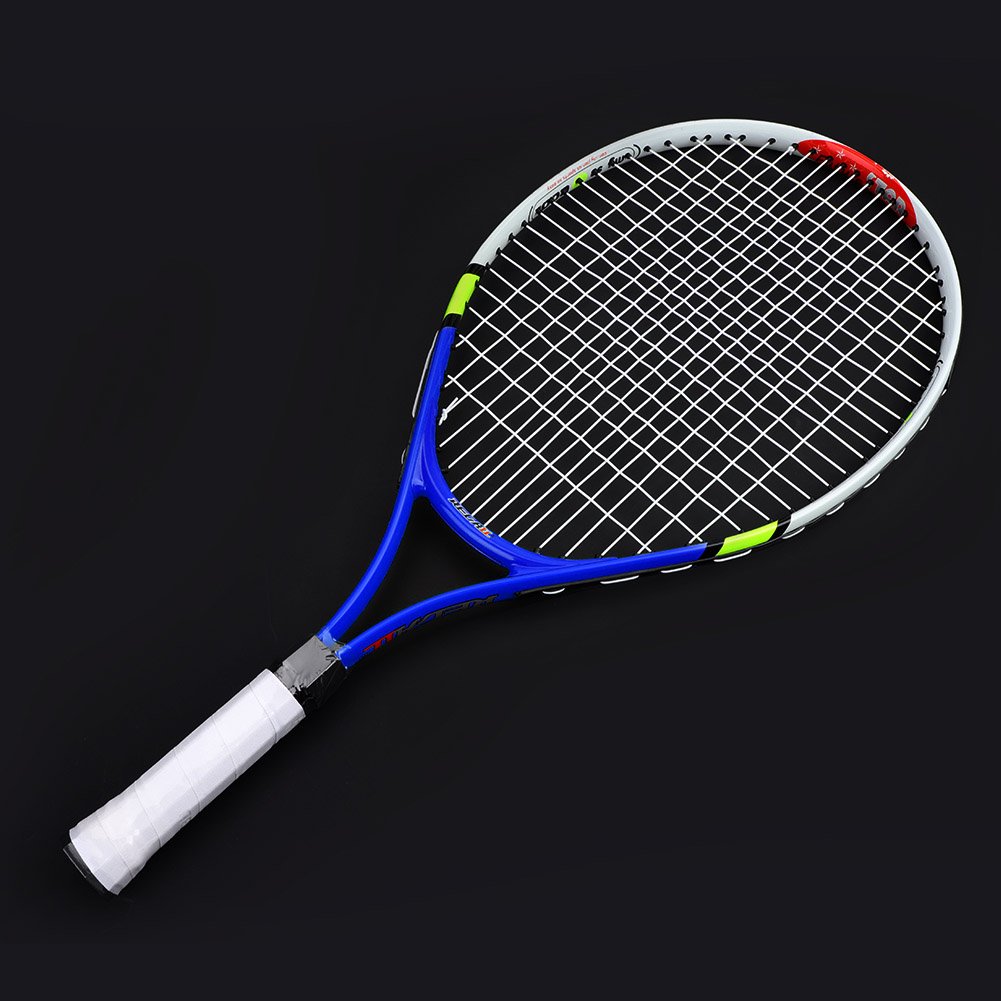 Raqueta de Tenis reemplazo para Junior Niños, Raqueta de Entrenamiento de Práctica de Tenis Sola Raqueta de Tenis Duradera con Bolsa de Transporte,Rosa Rojo, Amarillo,