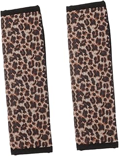 MUSISALY 2 Peças De Ombreiras Para Cinto De Segurança De Carros Correia De Segurança Bolsa Para Laptop Capa De Cinto Ombreiras Cinto De Segurança De Leopardo Ombreiras De Leopardo