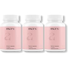 Mars by GHC BurnMax Capsules, Weight Loss for Women and Men, Psyllium Husk Fibre Supplement, High Fibre Digestive & Daily Wellness Support, Pack of 3