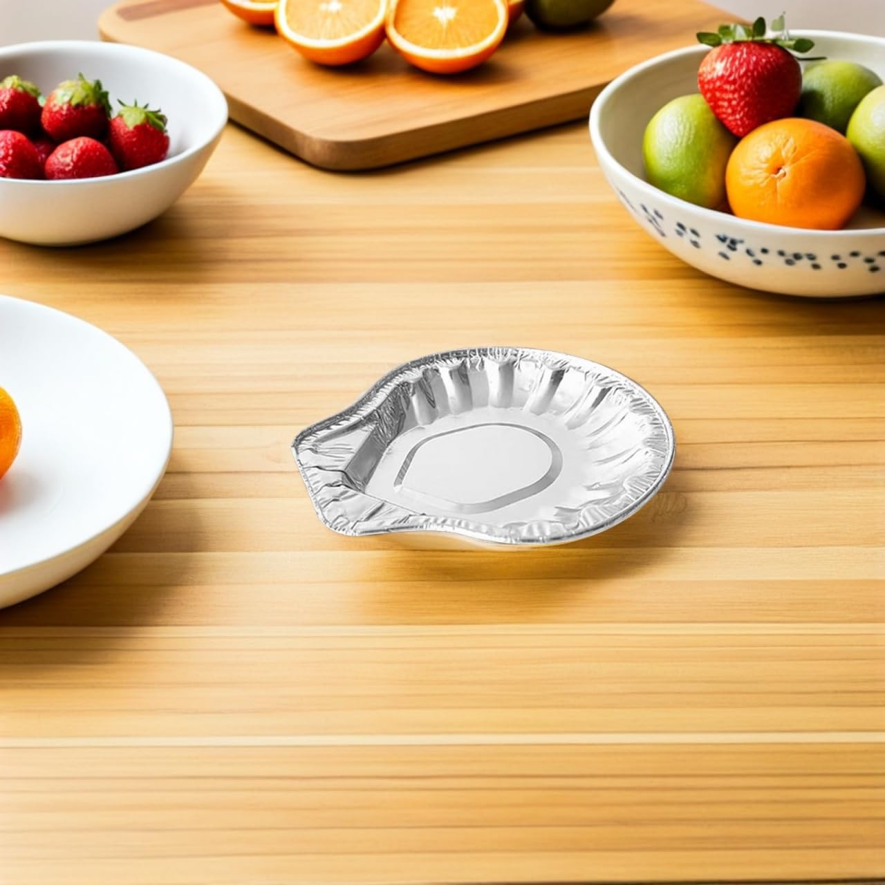 Hemobllo 100 Pièces Moules à Huîtres en Aluminium Jetables, Coquilles pour Cuisson Four et Barbecue, Barquettes pour Coquilles SaintJacques et Fruits de Mer, Plateaux de Service pour Fêtes