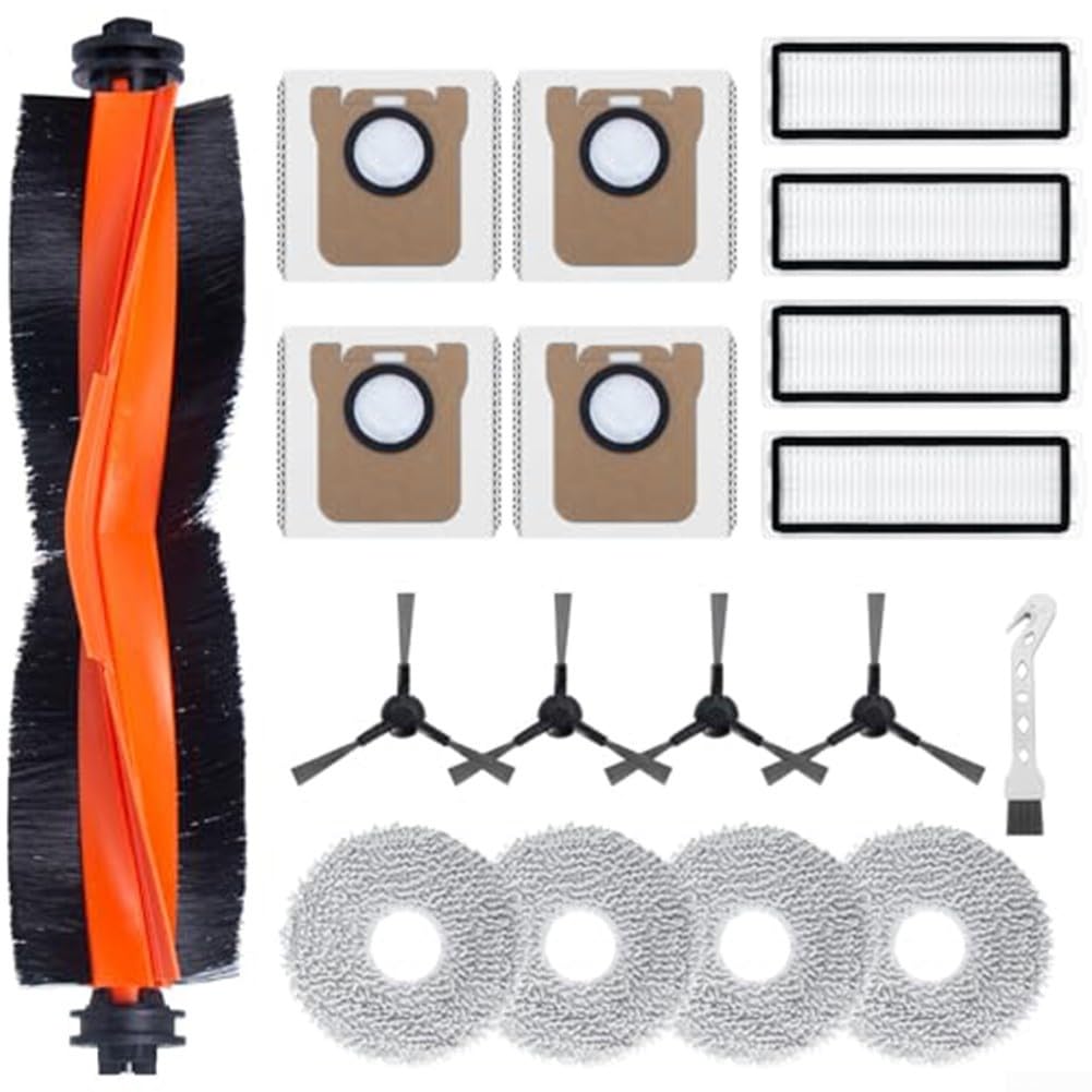 Kit de remplacement aspirateurs X10/X20/M30 avec 18 pièces de filtres, serpillères et brosses