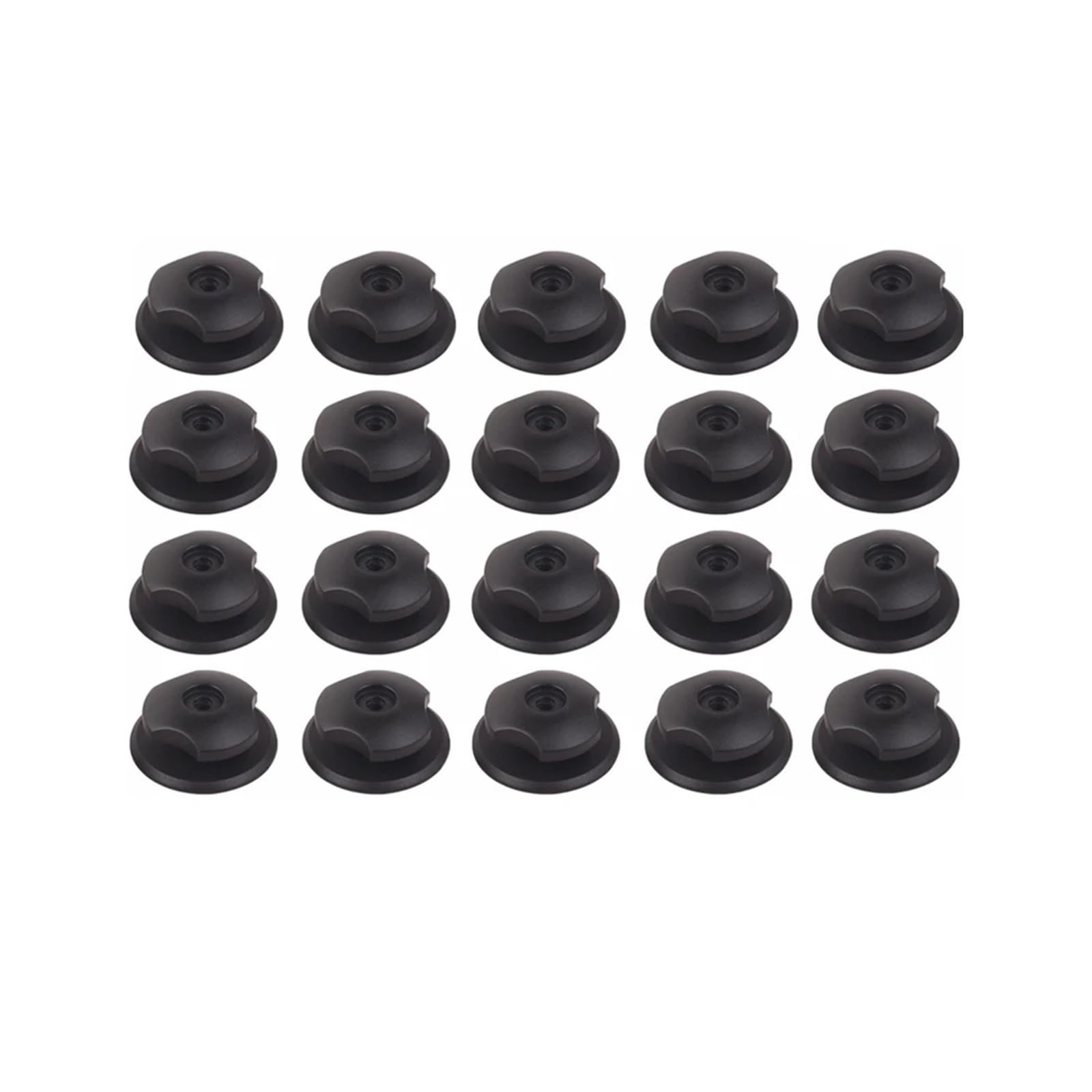 KXFVYNE Car Trunk Hooks Organizer Back Rear Cargo Mounting Luggage Net Fixing Fastener Hooker with Screw Adhesive Tape Kit(20pcs)