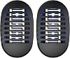 Mosquito Killer Lamp, Fly Zapper with UV Light, Powerful Electric Mosquito Bug Zapper with Cleaning Brush, Plug in Mosquito Pest Repellent for Home, Bedroom, Kitchen, Office, Indoor, Black-2 Pack