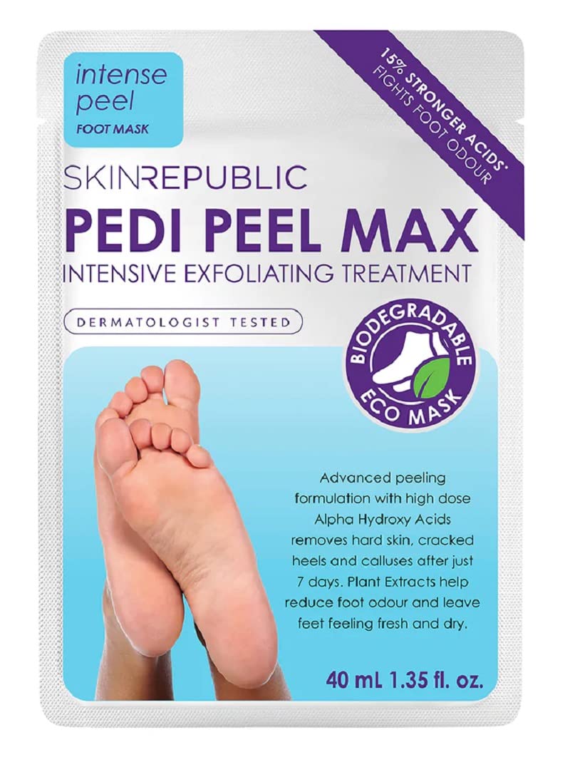 Sponsored Ad – Skin Republic - Pedi Peel Max Intensive Exfoliating Treatment Foot Mask 40ml Pack Of 3