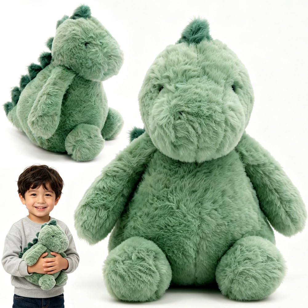 APPCRFM Dinosaur Plush Doll, Dinosaur Stuffed Animals Plush, Dinosaurs Tyrannosaurus Rex Dino, Cute Tyrannosaurus Rex Dino Plushies Toys for Girl Boy Birthday Gifts 25cm