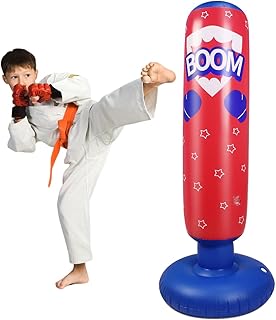 Inflatable Punching Bag for Kids - Boxing Bag for Karate Pra