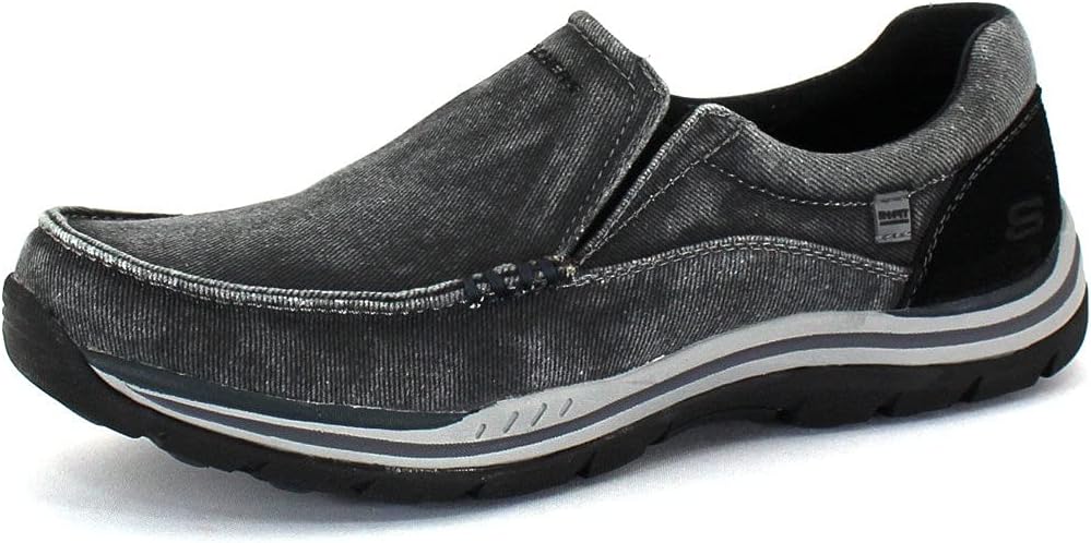 USA Men's Expected Avillo Relaxed-Fit Slip-On Loafer,Black,8 Medium US