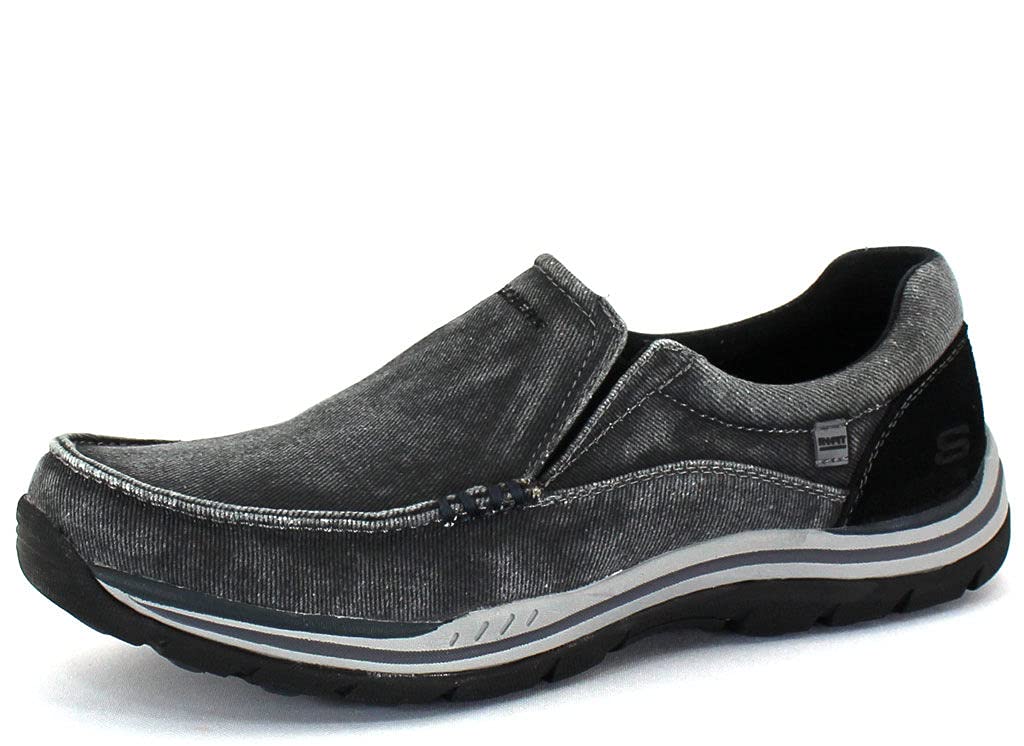 Skechers Men's Expected-Avillo Moccasin, Black, 8.5 UK