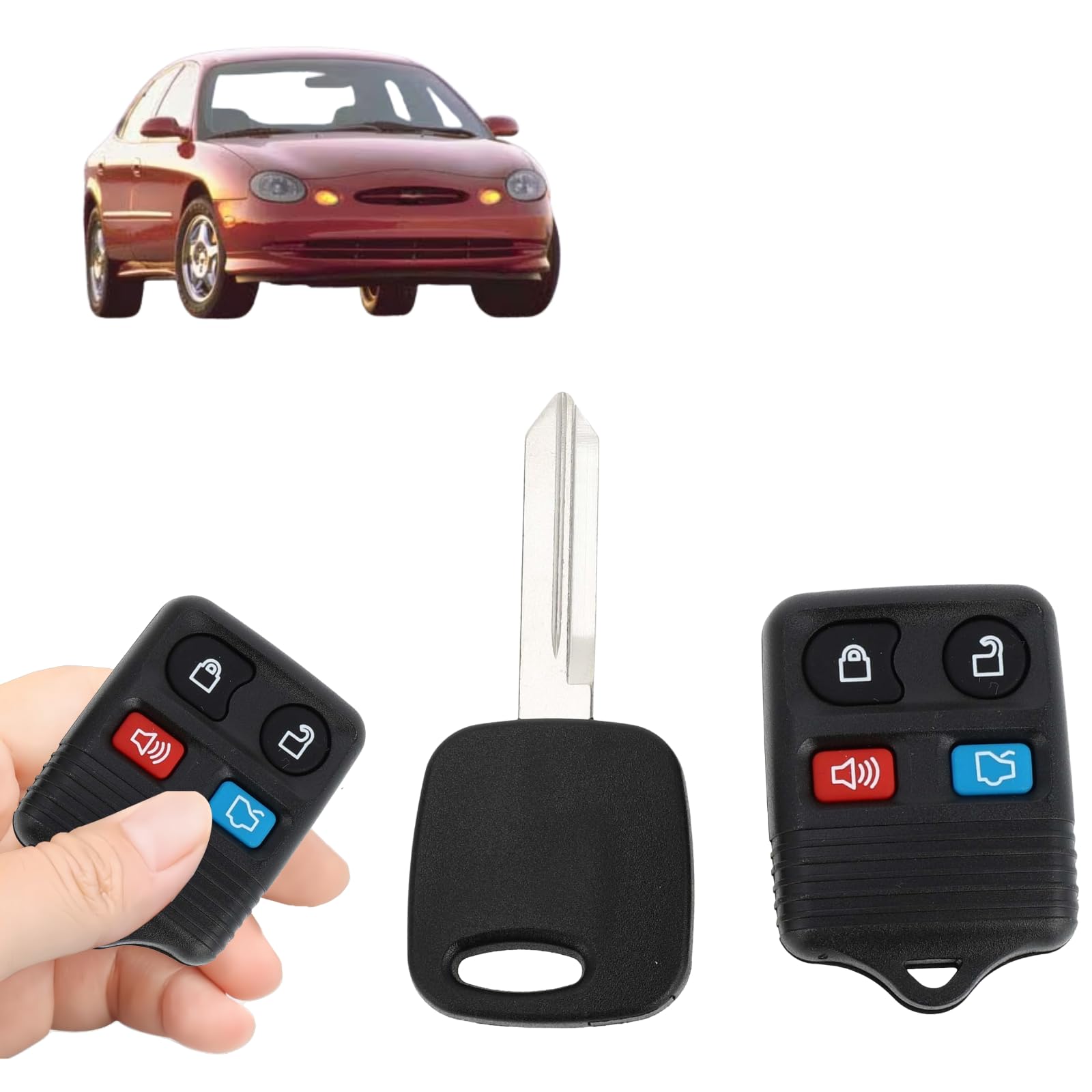 Llavero de entrada sin llave de 315 MHz para activar el Ford Focus y Mustang con total comodidad 8