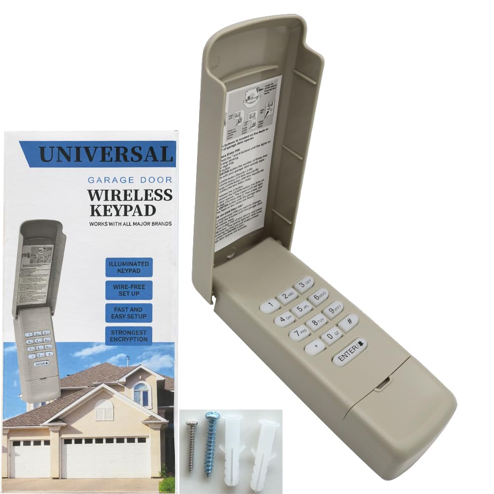 Garage Door Opener Keypad Compatible With Chamberlain Liftmaster