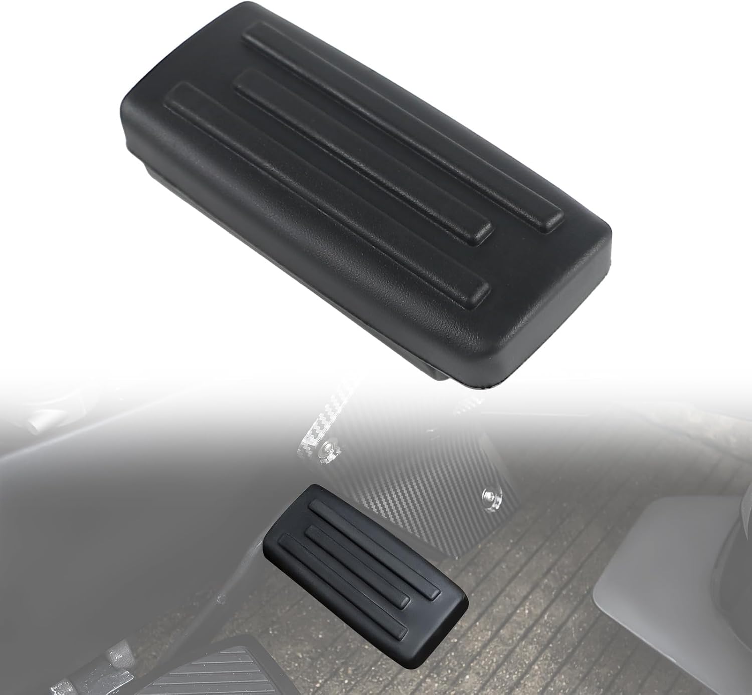 Large Brake Pedal for Can Am Ryker, 4.17"*1.77" Extended Brake Foot Rest Peg Pedal Footboards for Can-Am Ryker 900 600 Sport & Ryker Rally Edition All Modes Accessories (1PCS)