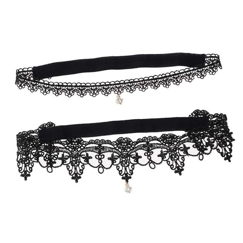 Jarretière de mariée, Lot de 2 Jarretelles de mariée Sexy en Dentelle et Satin for Femme, Anneau de Jambe et de Pied, Ceinture Extensible