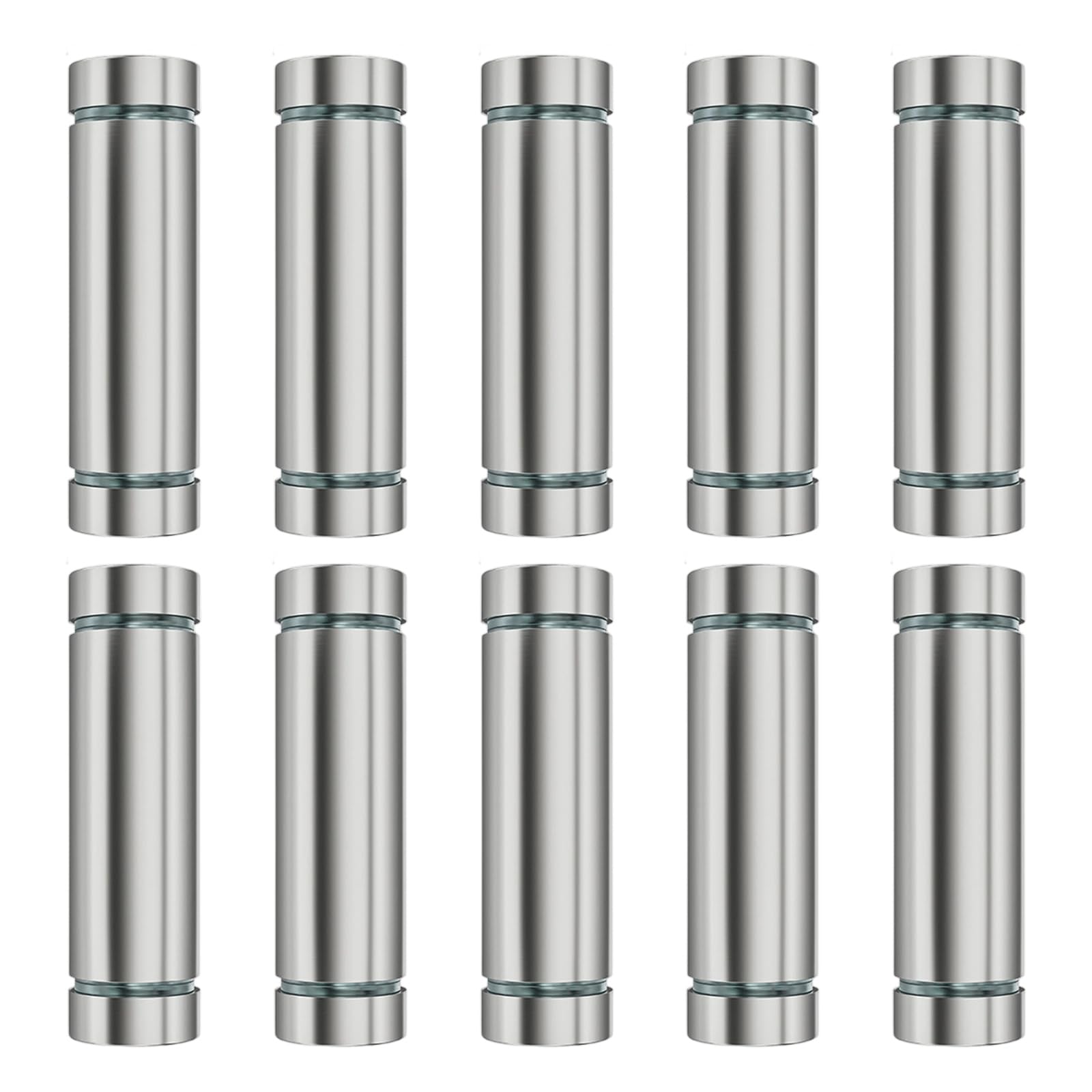 10Pcs Multipurpose Fixing Pin Glass Fasteners Rustproof Decorative Nails for Wall Decoration and Exhibition Enduring Glass Fasteners
