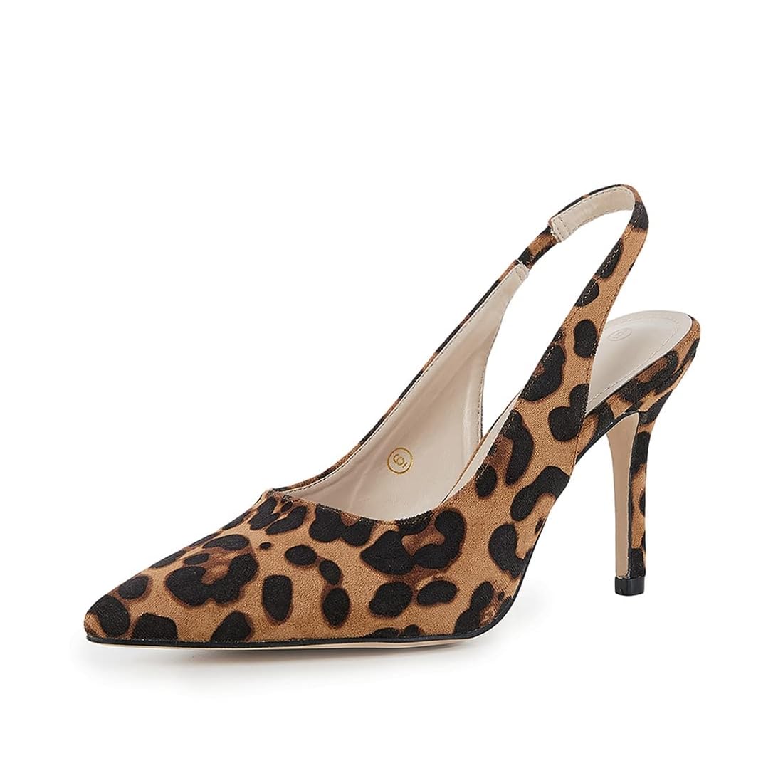Womens Slingback Pointed Toe Stiletto Pumps