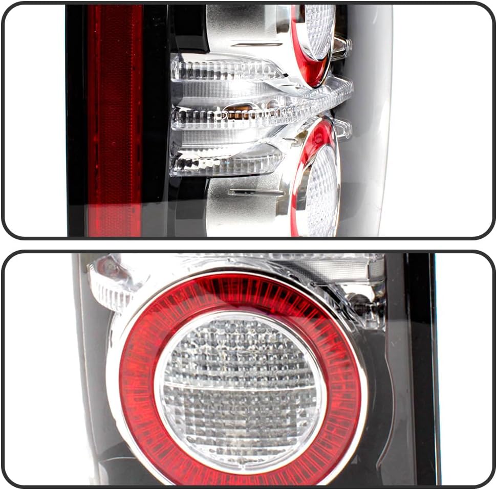 Tail Light Fit for 2010 2011 2012 Land Rover Range Rover HSE Vogue L322, Red Rear Tail Light Lamp Light Replace for LR031758 LR028515 (Left Driver Side)