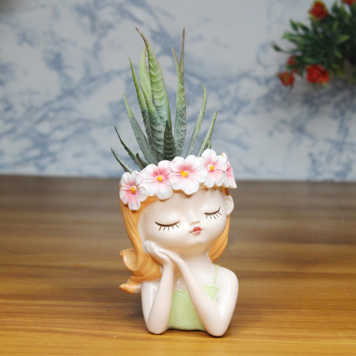 See full amazon price history chart for Wonderland Style 2 Resin Beautiful Girl Style Planter for Real Small Plants | Container for Home Decoration Items, Garden pots and planters, Balcony Decoration, Gift, Wonderland Style 2 Resin Beautiful Girl Style Planter for Real Small Plants | Container for Home Decoration Items, Garden pots and planters, Balcony Decoration, Gift, (B0CS6XW84J) Amazon Price History, Amazon Price Tracker