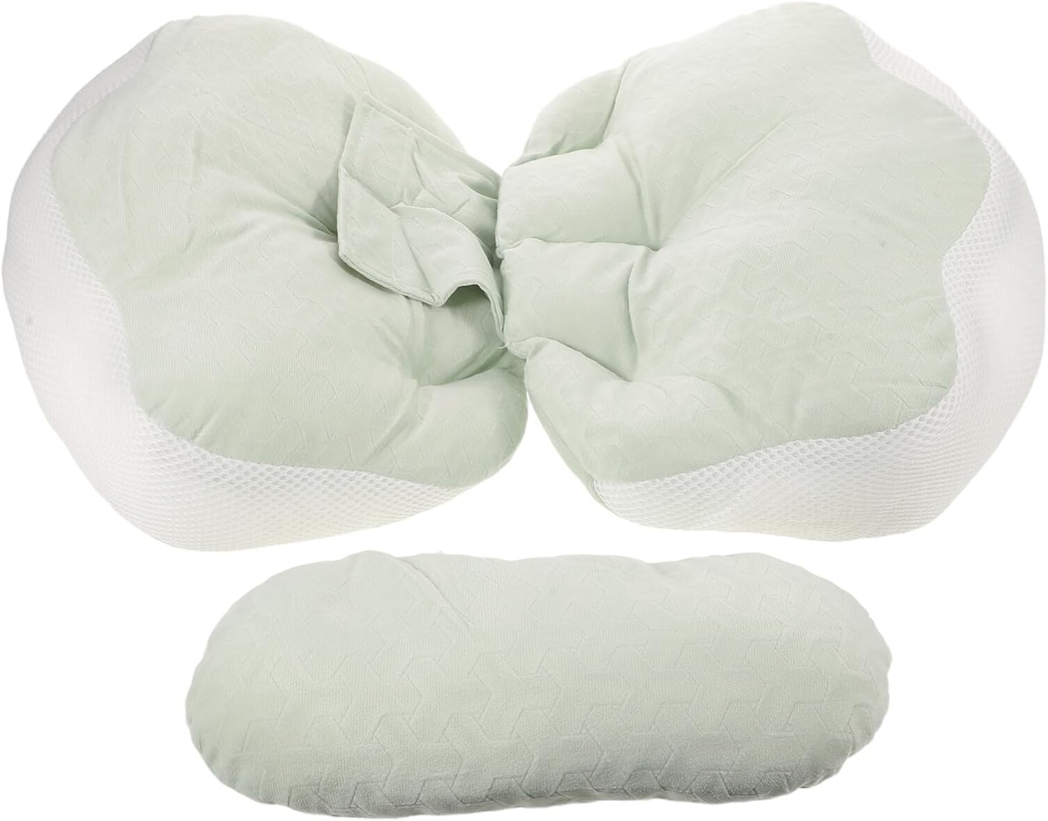 SECFOU Maternity Pillow Full Body Support for Pregnant Women Pregnancy Sleeping Pillow with Adjustable Belly and Back Support for Side and Back Sleeping