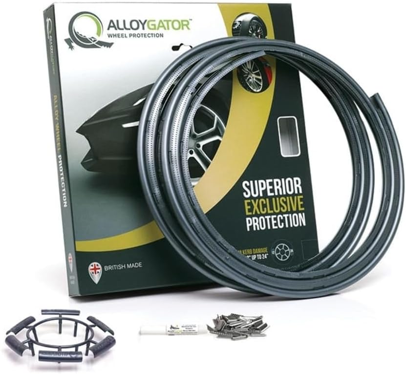 Wheel Protectors K4GRPHEXC, Graphite 24 inch (4-Pack)