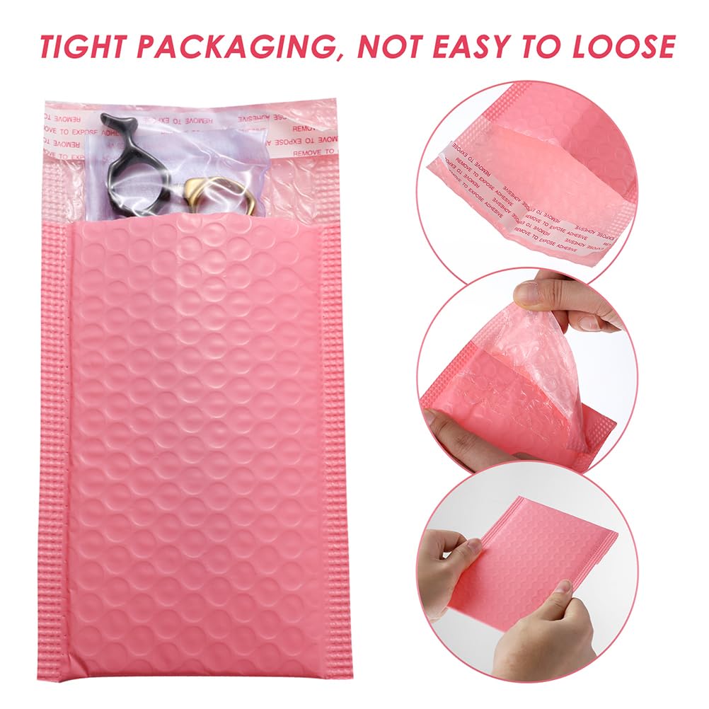 Happyyami 60 Pièces Sacs à Bulles Noirs Enveloppes d'Expédition Poly