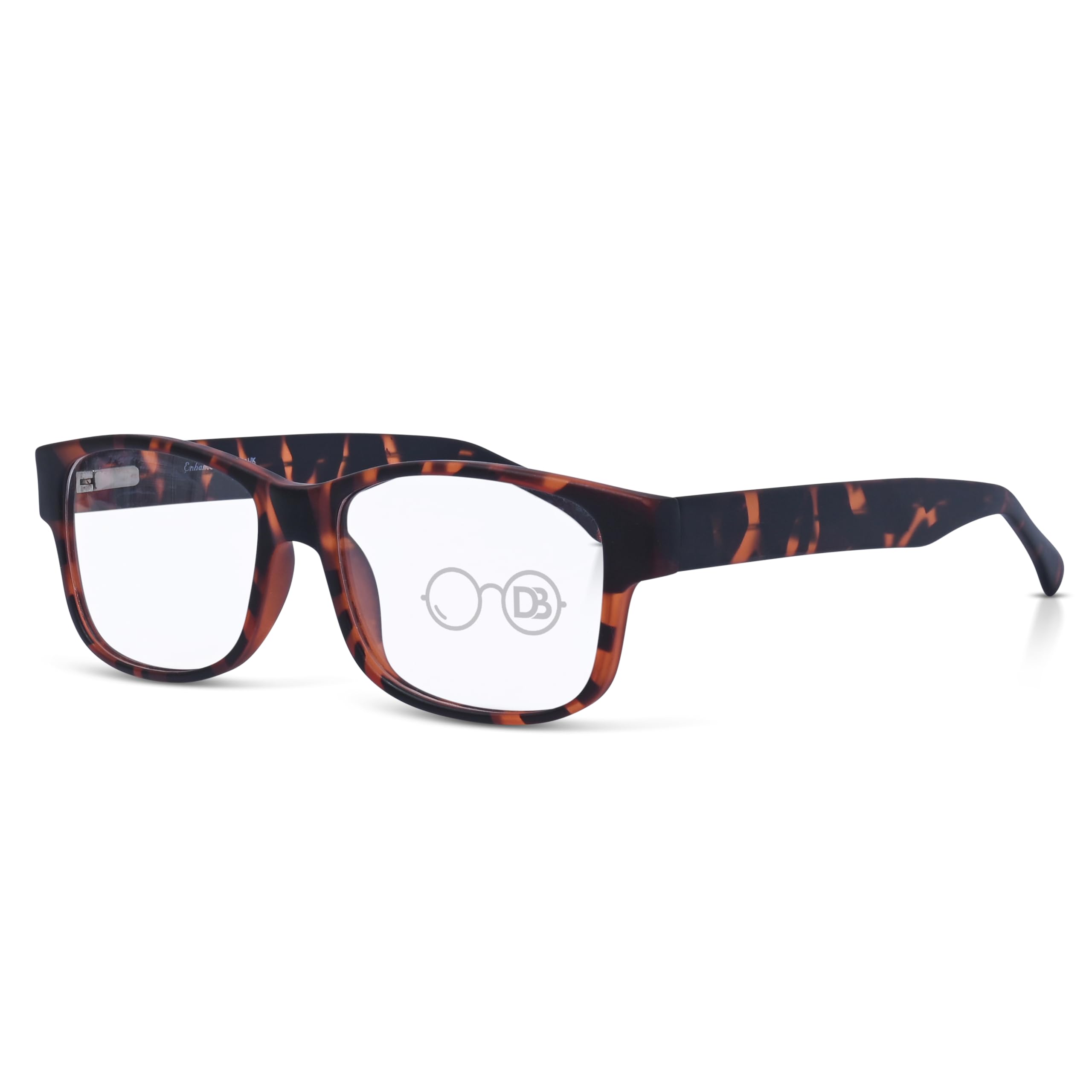 DEBSPECS XL Reading Glasses for Men – 142mm Oversized Frame – Rectangle, Stylish, Durable, Lightweight By Debby Burk Optical