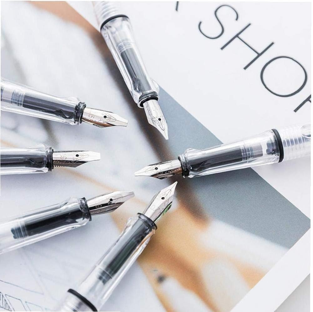 Aisoway Calligraphy Parallel Pen Set Writing Pen for Gothic Letter Stationery 6 Pcs