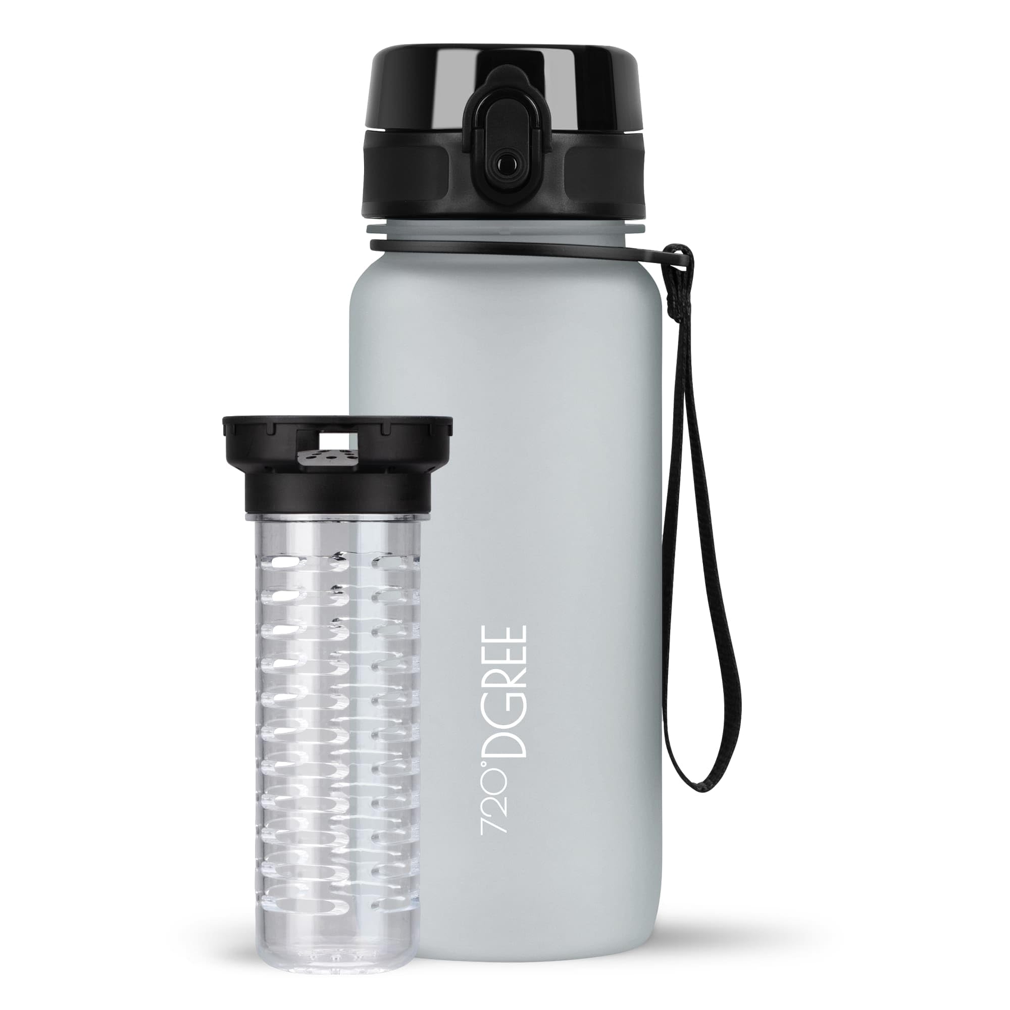 720°DGREE Botella Agua 1 Litro “uberBottle“ - Tamiz-Fruta, softTouch - Sin BPA, Prueba de Fugas, Reutilizable - Cantimplora, Water Bottle ideal para Deporte, Fitness, Gimnasio, Senderismo, Ciclismo — view 122