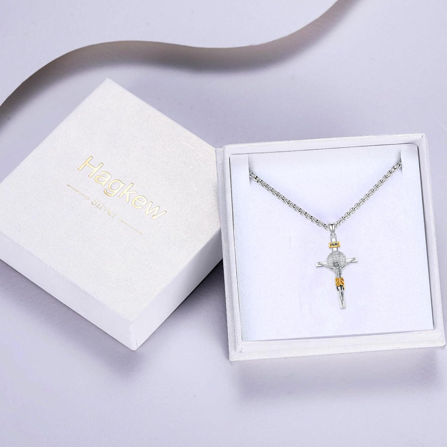 14K Gold Plating Celtic Cross Necklace 925 Sterling Silver Celtic Tree of Life cross pendant Abalone Shell Cross Necklac for Men Religious Protective Jewelry Gift For Men Women