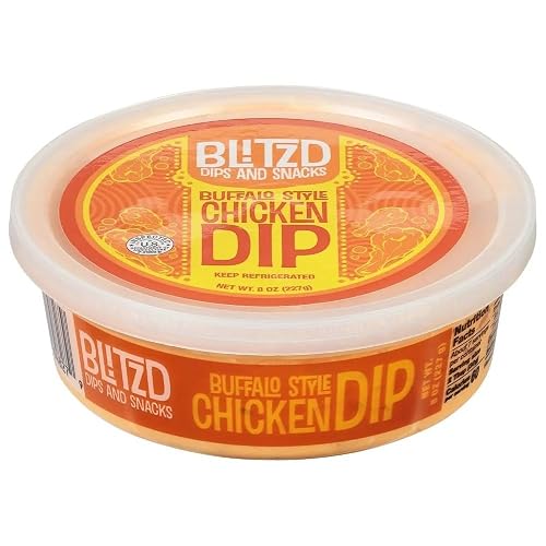 Blitzd Buffalo-Style Chicken Dip, 8 oz, 4 Pack