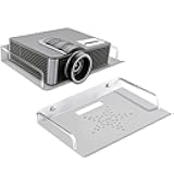 Drsn Floating Wall Shelf 2PCS Set, Universal No Drilling Wall Mount for Projector, Router, Media Box, Game Console - Aluminum Alloy, 11x8 inch, Load 8.8 lbs, Easy Install