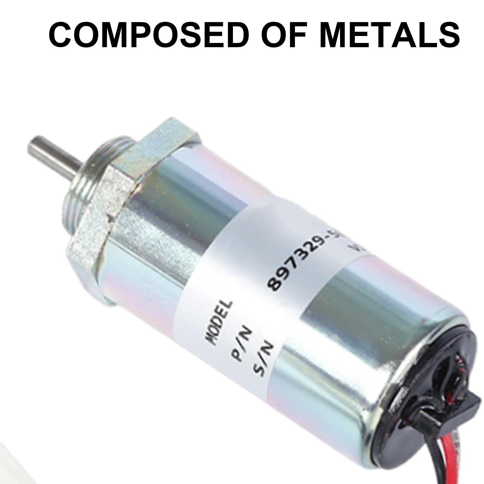 Electrical 897329-5680 Abschalt-Magnetspule für 3LD1 3LD2 4LE1 Motor 12 V Kraftstoffe Absperr-Magnetventile Absperr-Magnetspule